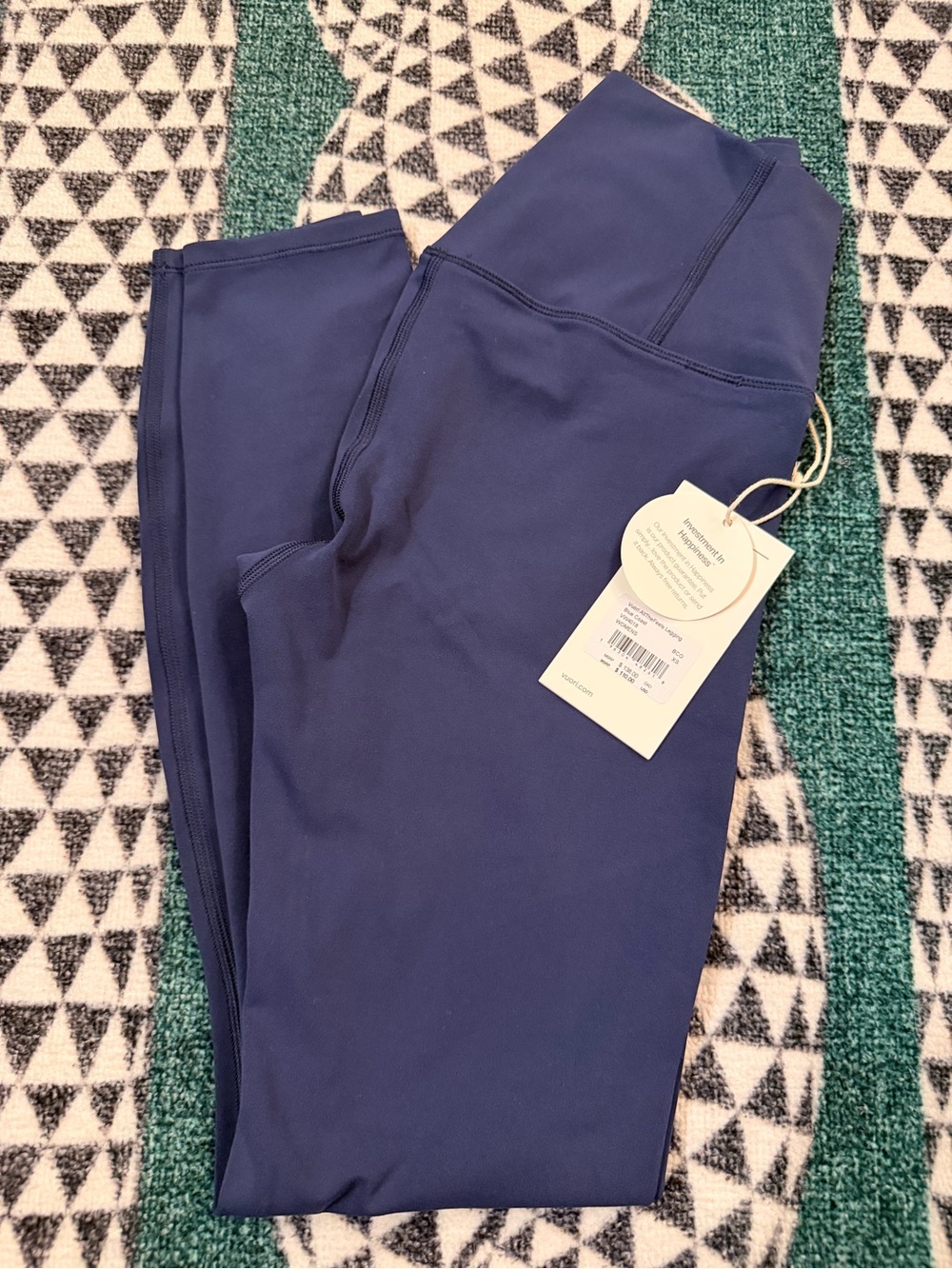 Vuori Navy Blue Leggings